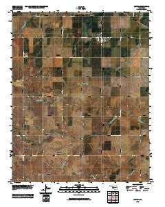 Mutual Oklahoma Historical topographic map, 1:24000 scale, 7.5 X 7.5 Minute, Year 2010