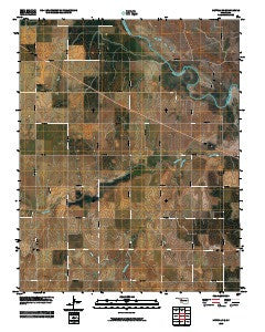 Mutual NE Oklahoma Historical topographic map, 1:24000 scale, 7.5 X 7.5 Minute, Year 2010