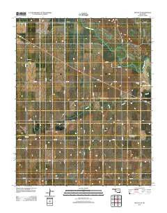 Mutual NE Oklahoma Historical topographic map, 1:24000 scale, 7.5 X 7.5 Minute, Year 2012