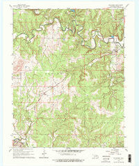 Nelagoney Oklahoma Historical topographic map, 1:24000 scale, 7.5 X 7.5 Minute, Year 1960