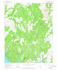 New Prue Oklahoma Historical topographic map, 1:24000 scale, 7.5 X 7.5 Minute, Year 1966