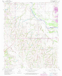 Newcastle Oklahoma Historical topographic map, 1:24000 scale, 7.5 X 7.5 Minute, Year 1965