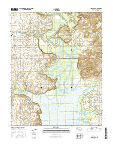 Nowata East Oklahoma Current topographic map, 1:24000 scale, 7.5 X 7.5 Minute, Year 2016