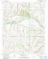 Oklahoma City SW Oklahoma Historical topographic map, 1:24000 scale, 7.5 X 7.5 Minute, Year 1965