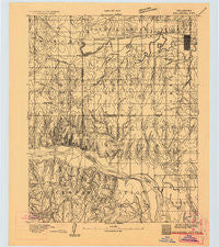 Oklahoma City Oklahoma Historical topographic map, 1:62500 scale, 15 X 15 Minute, Year 1893