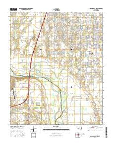 Oklahoma City SE Oklahoma Current topographic map, 1:24000 scale, 7.5 X 7.5 Minute, Year 2016