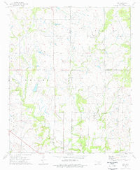 Orr Oklahoma Historical topographic map, 1:24000 scale, 7.5 X 7.5 Minute, Year 1974
