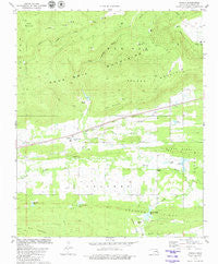 Panola Oklahoma Historical topographic map, 1:24000 scale, 7.5 X 7.5 Minute, Year 1979