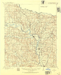 Pauls Valley Oklahoma Historical topographic map, 1:125000 scale, 30 X 30 Minute, Year 1898