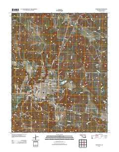 Pawhuska Oklahoma Historical topographic map, 1:24000 scale, 7.5 X 7.5 Minute, Year 2012