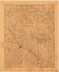 Pawhuska Oklahoma Historical topographic map, 1:125000 scale, 30 X 30 Minute, Year 1910