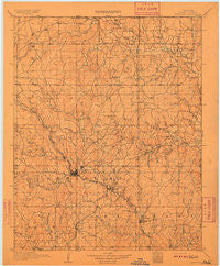 Pawhuska Oklahoma Historical topographic map, 1:125000 scale, 30 X 30 Minute, Year 1910