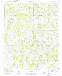 Pearson Oklahoma Historical topographic map, 1:24000 scale, 7.5 X 7.5 Minute, Year 1958