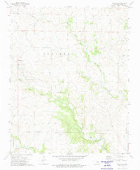 Pearsonia Oklahoma Historical topographic map, 1:24000 scale, 7.5 X 7.5 Minute, Year 1973