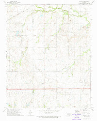 Perry NW Oklahoma Historical topographic map, 1:24000 scale, 7.5 X 7.5 Minute, Year 1972