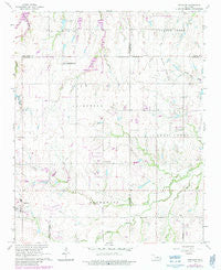 Piedmont Oklahoma Historical topographic map, 1:24000 scale, 7.5 X 7.5 Minute, Year 1966