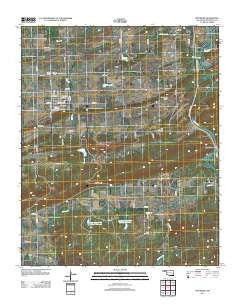 Pittsburg Oklahoma Historical topographic map, 1:24000 scale, 7.5 X 7.5 Minute, Year 2013