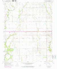 Ponca City NW Oklahoma Historical topographic map, 1:24000 scale, 7.5 X 7.5 Minute, Year 1968