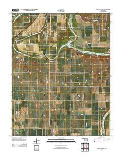 Ponca City SE Oklahoma Historical topographic map, 1:24000 scale, 7.5 X 7.5 Minute, Year 2012