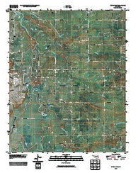 Poteau East Oklahoma Historical topographic map, 1:24000 scale, 7.5 X 7.5 Minute, Year 2010