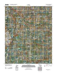 Poteau East Oklahoma Historical topographic map, 1:24000 scale, 7.5 X 7.5 Minute, Year 2012