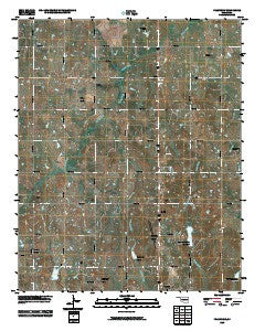 Prague SW Oklahoma Historical topographic map, 1:24000 scale, 7.5 X 7.5 Minute, Year 2010