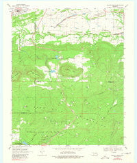 Quinton South Oklahoma Historical topographic map, 1:24000 scale, 7.5 X 7.5 Minute, Year 1969