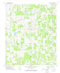 Ratliff City Oklahoma Historical topographic map, 1:24000 scale, 7.5 X 7.5 Minute, Year 1974