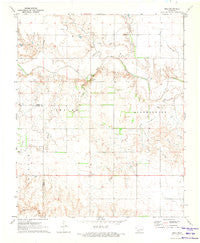 Reed Oklahoma Historical topographic map, 1:24000 scale, 7.5 X 7.5 Minute, Year 1971