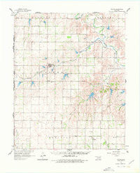 Reydon Oklahoma Historical topographic map, 1:62500 scale, 15 X 15 Minute, Year 1961