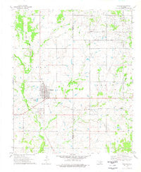 Ringling Oklahoma Historical topographic map, 1:24000 scale, 7.5 X 7.5 Minute, Year 1974