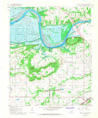 Robert S Kerr Dam Oklahoma Historical topographic map, 1:24000 scale, 7.5 X 7.5 Minute, Year 1967