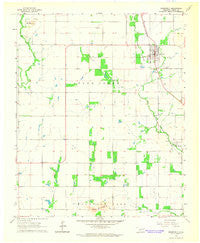 Roosevelt Oklahoma Historical topographic map, 1:24000 scale, 7.5 X 7.5 Minute, Year 1964