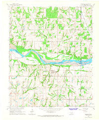 Rosedale Oklahoma Historical topographic map, 1:24000 scale, 7.5 X 7.5 Minute, Year 1965