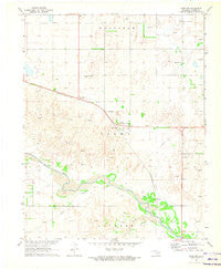 Rosston Oklahoma Historical topographic map, 1:24000 scale, 7.5 X 7.5 Minute, Year 1971