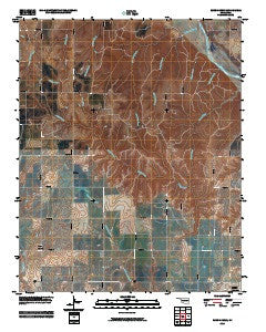 Rough Creek Oklahoma Historical topographic map, 1:24000 scale, 7.5 X 7.5 Minute, Year 2010