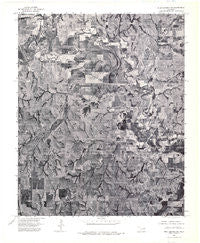 Rush Springs NE Oklahoma Historical topographic map, 1:24000 scale, 7.5 X 7.5 Minute, Year 1975