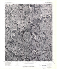 Rush Springs NW Oklahoma Historical topographic map, 1:24000 scale, 7.5 X 7.5 Minute, Year 1975