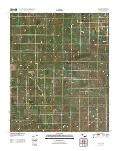Ryan SE Oklahoma Historical topographic map, 1:24000 scale, 7.5 X 7.5 Minute, Year 2012