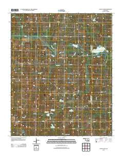 Saint Louis Oklahoma Historical topographic map, 1:24000 scale, 7.5 X 7.5 Minute, Year 2012