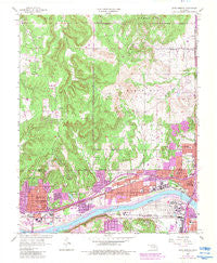 Sand Springs Oklahoma Historical topographic map, 1:24000 scale, 7.5 X 7.5 Minute, Year 1956