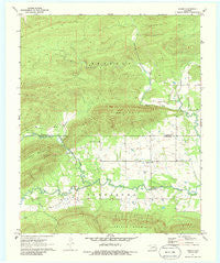 Sardis Oklahoma Historical topographic map, 1:24000 scale, 7.5 X 7.5 Minute, Year 1971