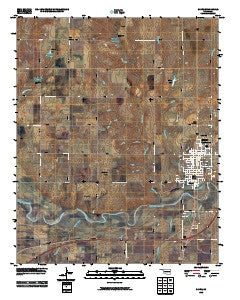 Sayre Oklahoma Historical topographic map, 1:24000 scale, 7.5 X 7.5 Minute, Year 2010