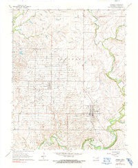 Shidler Oklahoma Historical topographic map, 1:24000 scale, 7.5 X 7.5 Minute, Year 1964