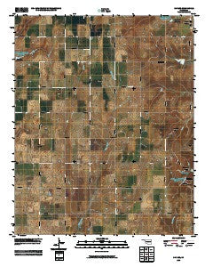 Sickles Oklahoma Historical topographic map, 1:24000 scale, 7.5 X 7.5 Minute, Year 2009