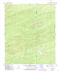 Signal Mountain Oklahoma Historical topographic map, 1:24000 scale, 7.5 X 7.5 Minute, Year 1962