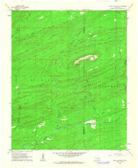 Signal Mountain Oklahoma Historical topographic map, 1:24000 scale, 7.5 X 7.5 Minute, Year 1962