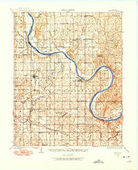 Skedee Oklahoma Historical topographic map, 1:62500 scale, 15 X 15 Minute, Year 1929