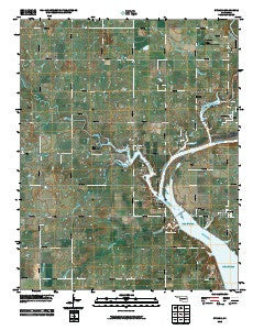 Strang Oklahoma Historical topographic map, 1:24000 scale, 7.5 X 7.5 Minute, Year 2010