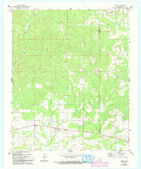 Swink Oklahoma Historical topographic map, 1:24000 scale, 7.5 X 7.5 Minute, Year 1962